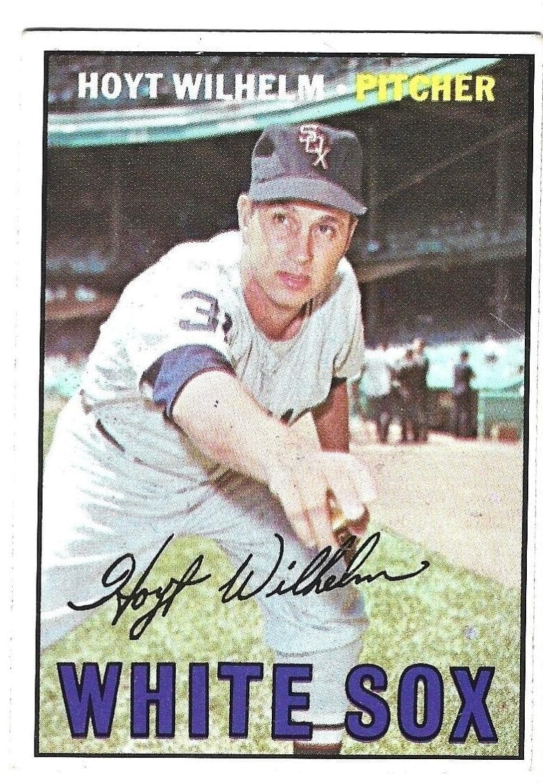 Hoyt Wilhelm 1967 topps Topps