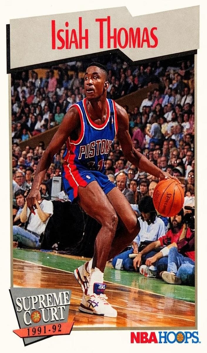 Isiah Thomas 1991 panini Hoops