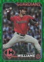 Gavin Williams trading card