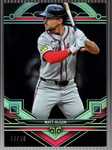 Matt Olson 2024 topps Topps Triple Threads