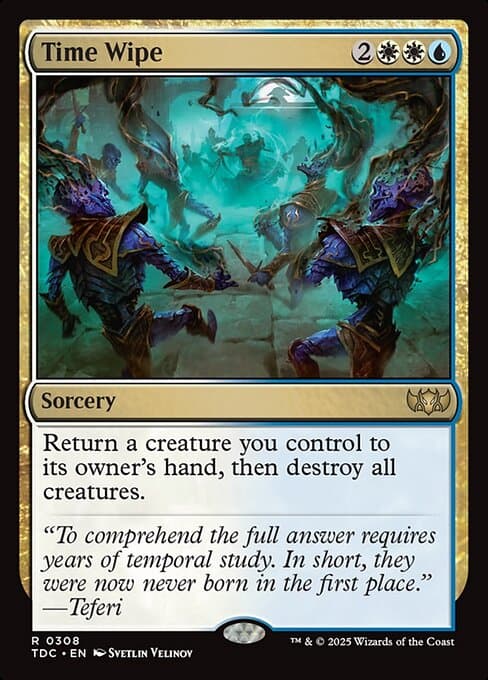 Time Wipe 2022 Magic: The Gathering Starter Commander Decks