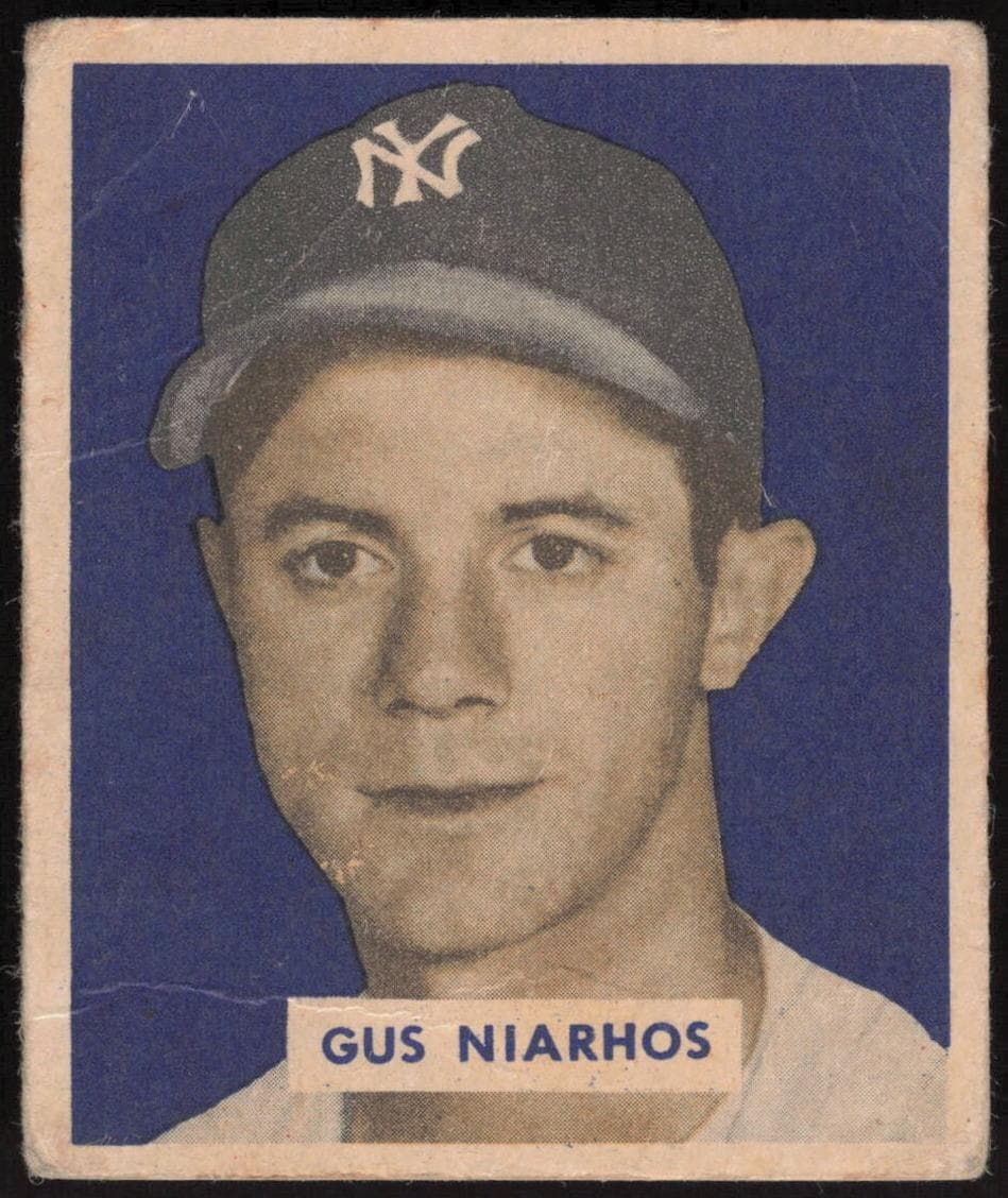 Gus Niarhos 1949 bowman Bowman