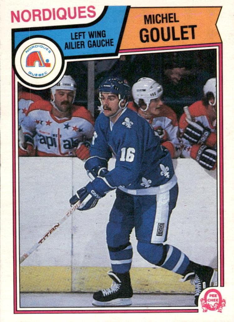 Michel Goulet 1983 topps O-Pee-Chee