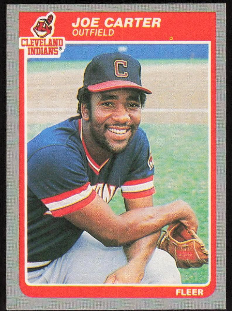 Joe Carter 1985 fleer