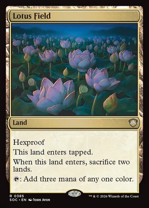 Lotus Field 2019 Magic: The Gathering