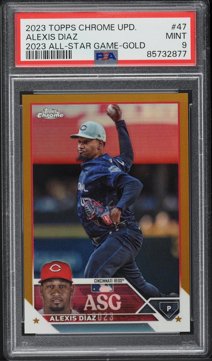 Alexis Díaz 2023 topps Topps Chrome Update