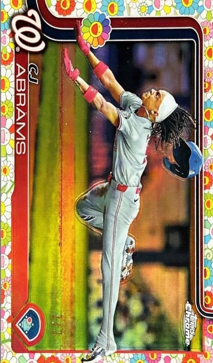CJ Abrams 2025 topps Chrome