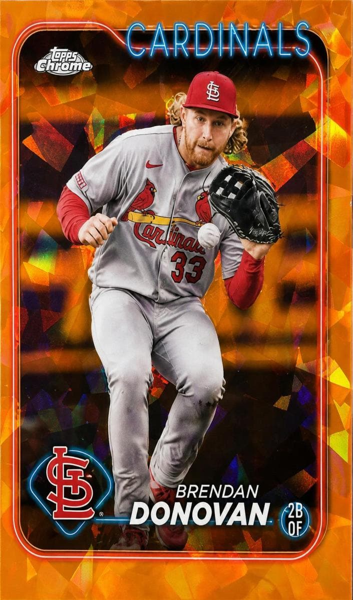 Brendan Donovan 2024 topps Topps Chrome Sapphire Edition