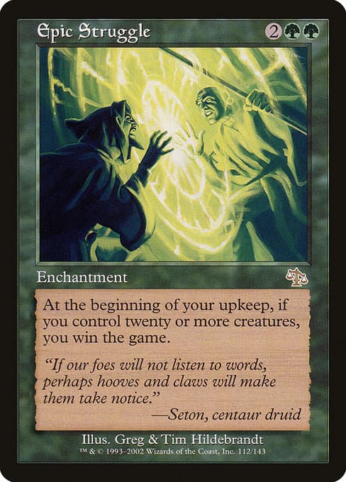 Epic Struggle 2002 Magic: The Gathering