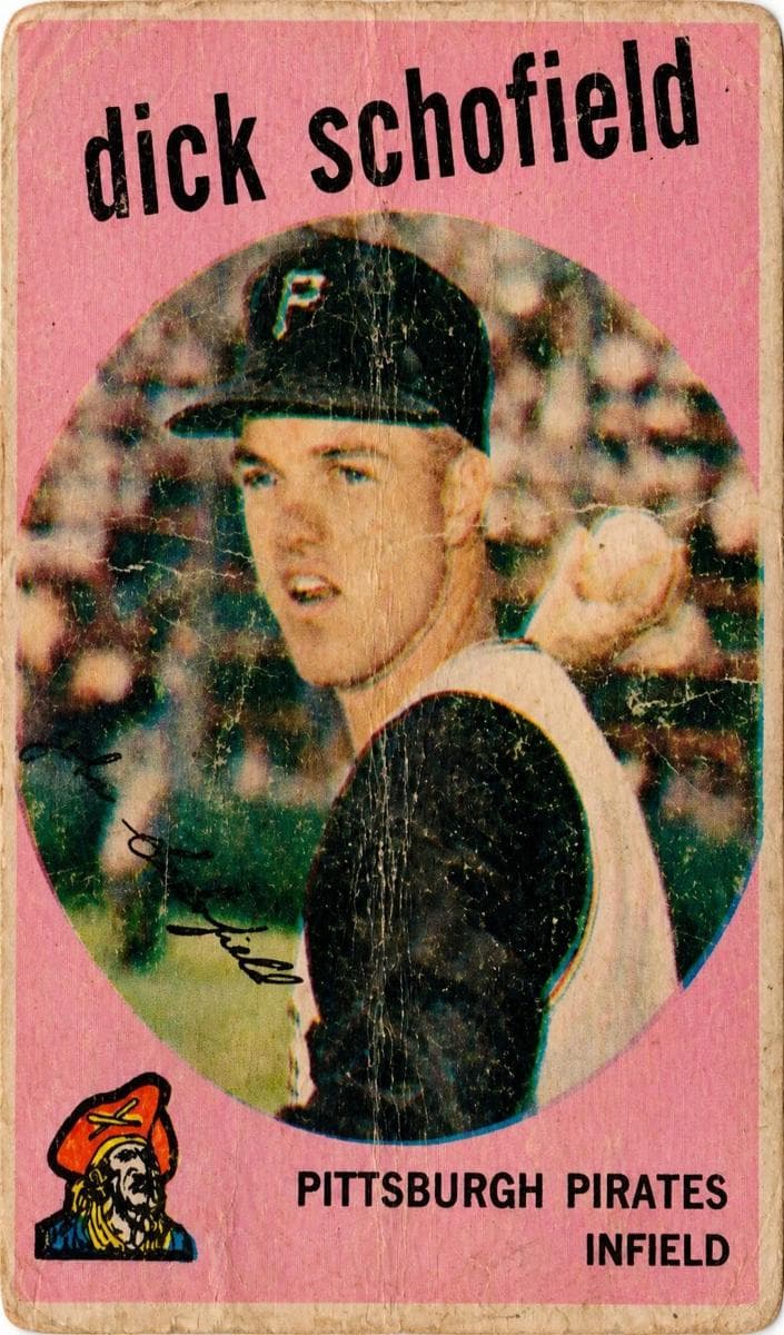 Dick Schofield 1959 topps Topps Venezuelan
