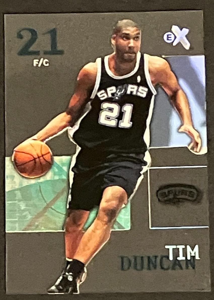Tim Duncan 2003 fleer E-x