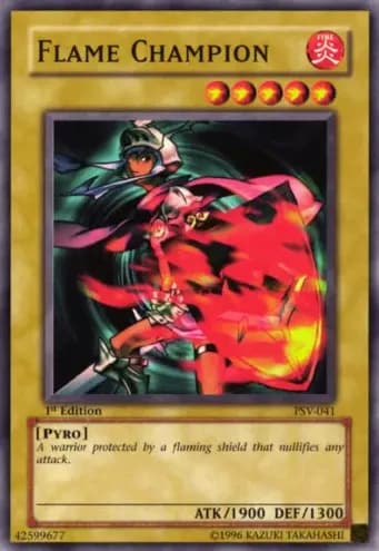 Flame Champion 2002 Yu-Gi-Oh! Pharaoh's Servant