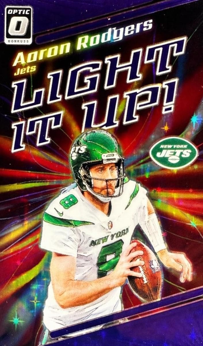 Aaron Rodgers 2023 panini Donruss Optic