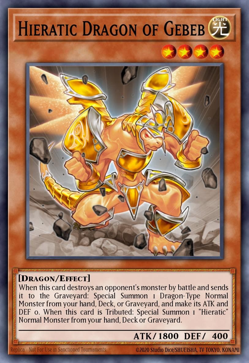 Hieratic Dragon of Gebeb #GAOV-JP019