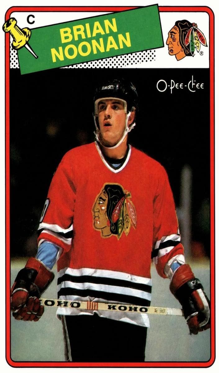 Brian Noonan 1988 o-pee-chee