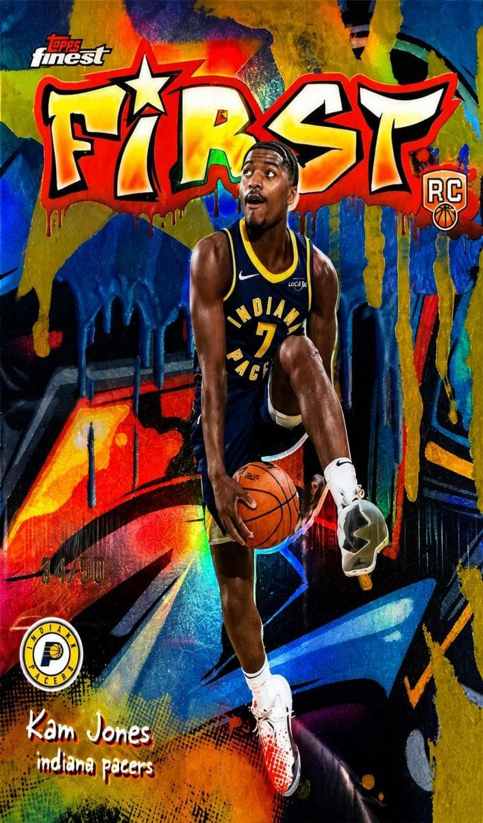 Kam Jones 2025 topps Topps Finest