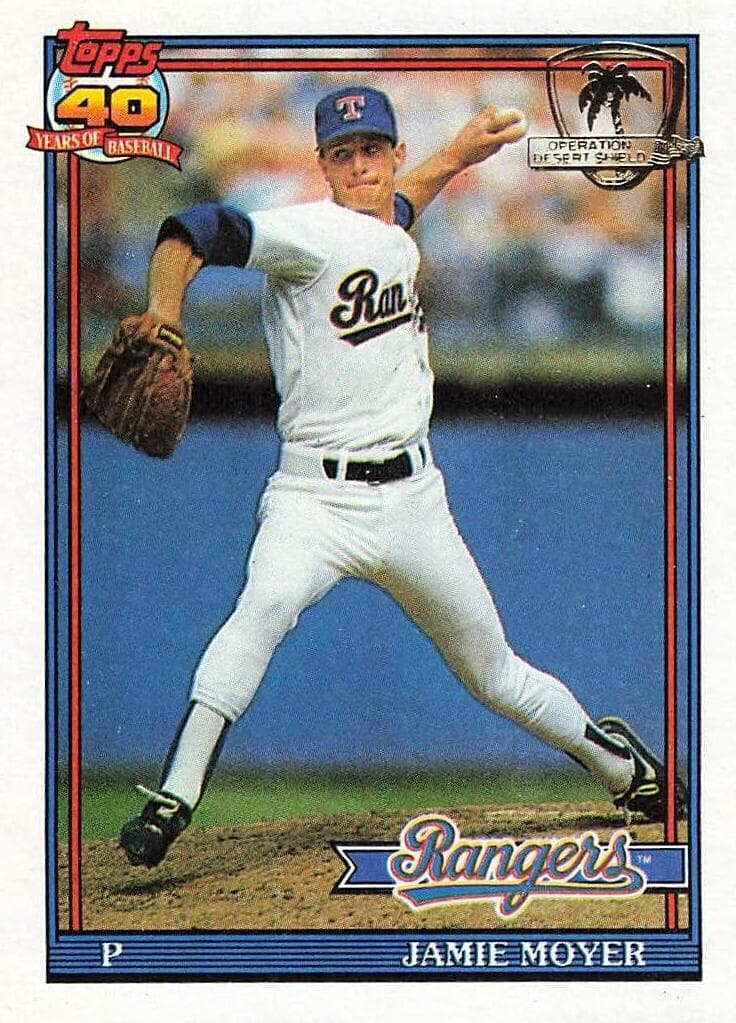 Jamie Moyer 1991 topps Topps