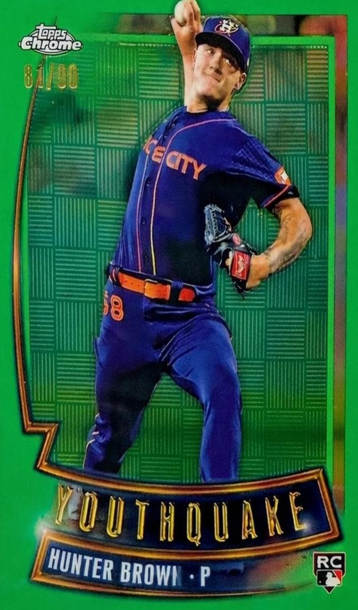 Hunter Brown 2023 topps Topps Chrome