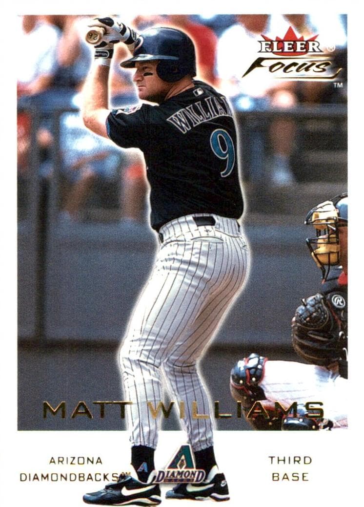 Matt Williams 2001 fleer Fleer Focus