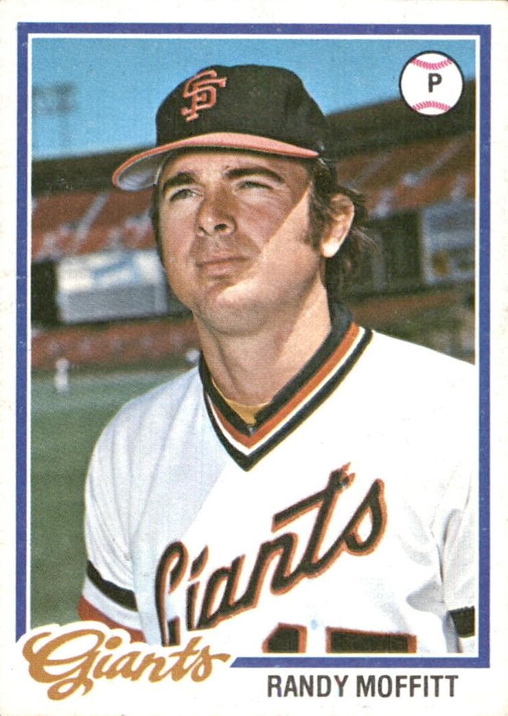 Randy Moffitt 1978 topps Topps