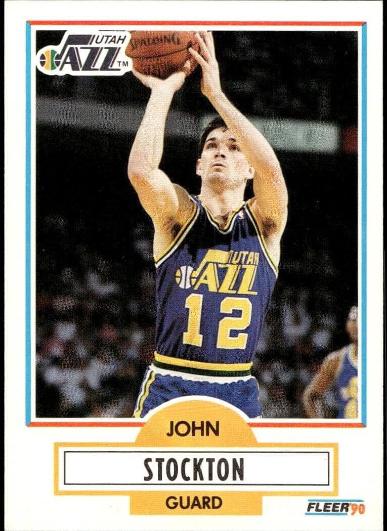 John Stockton 1990 fleer Fleer
