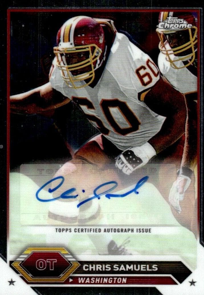 Chris Samuels trading card