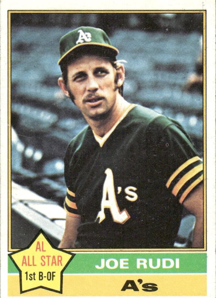 Joe Rudi 1976 topps Topps