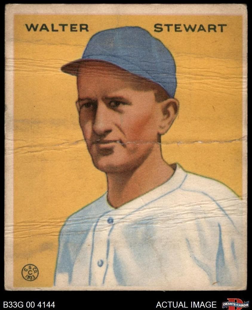 Walter Stewart 1933 unknown Goudey