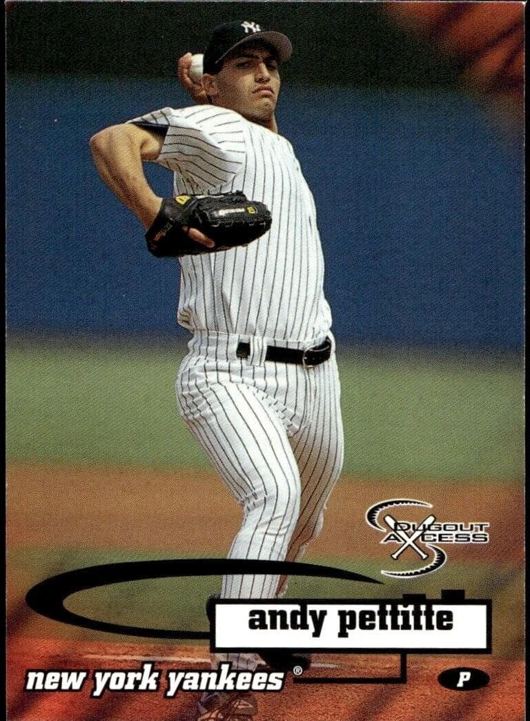 Andy Pettitte 1998 skybox Dugout Axcess