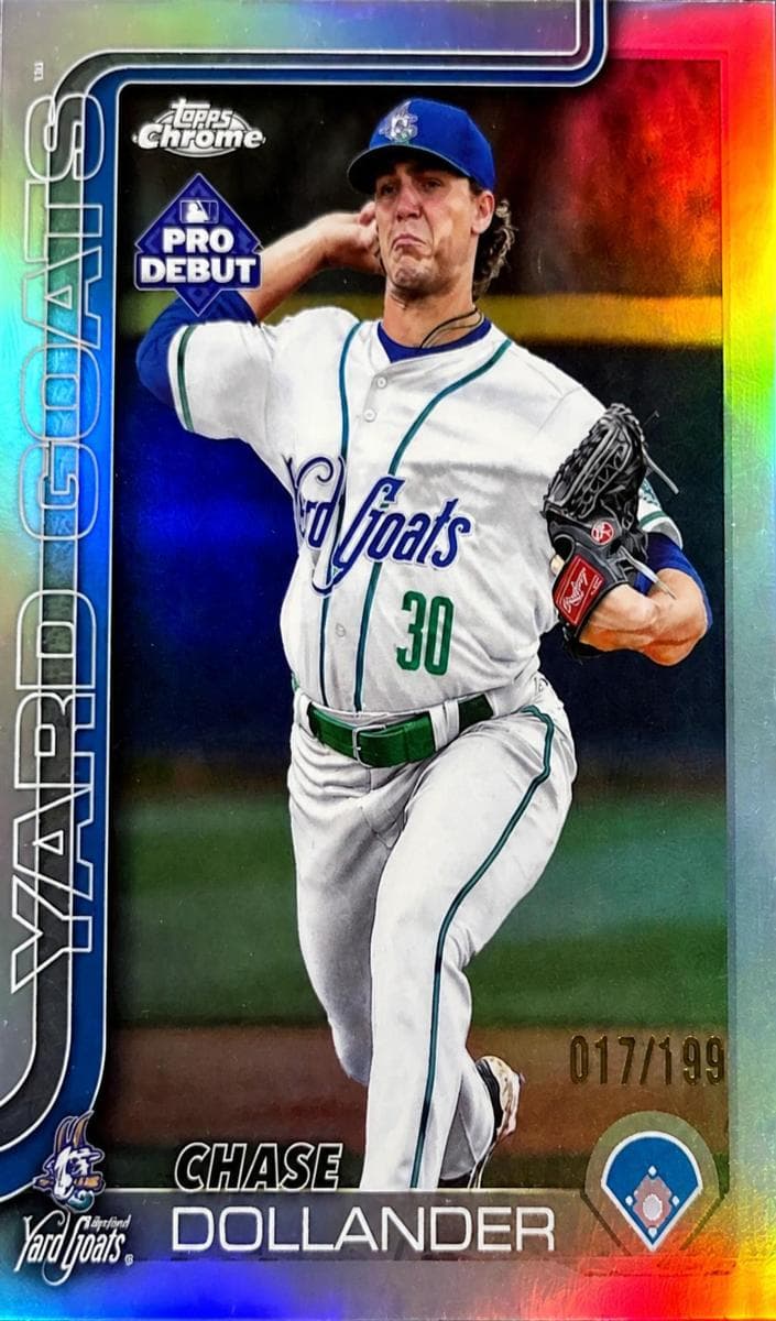 Chase Dollander 2025 topps Topps Pro Debut