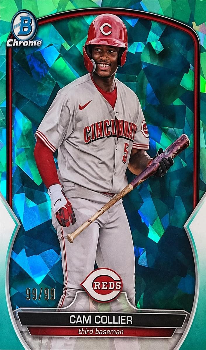 Cam Collier 2023 bowman Bowman Chrome Sapphire Edition