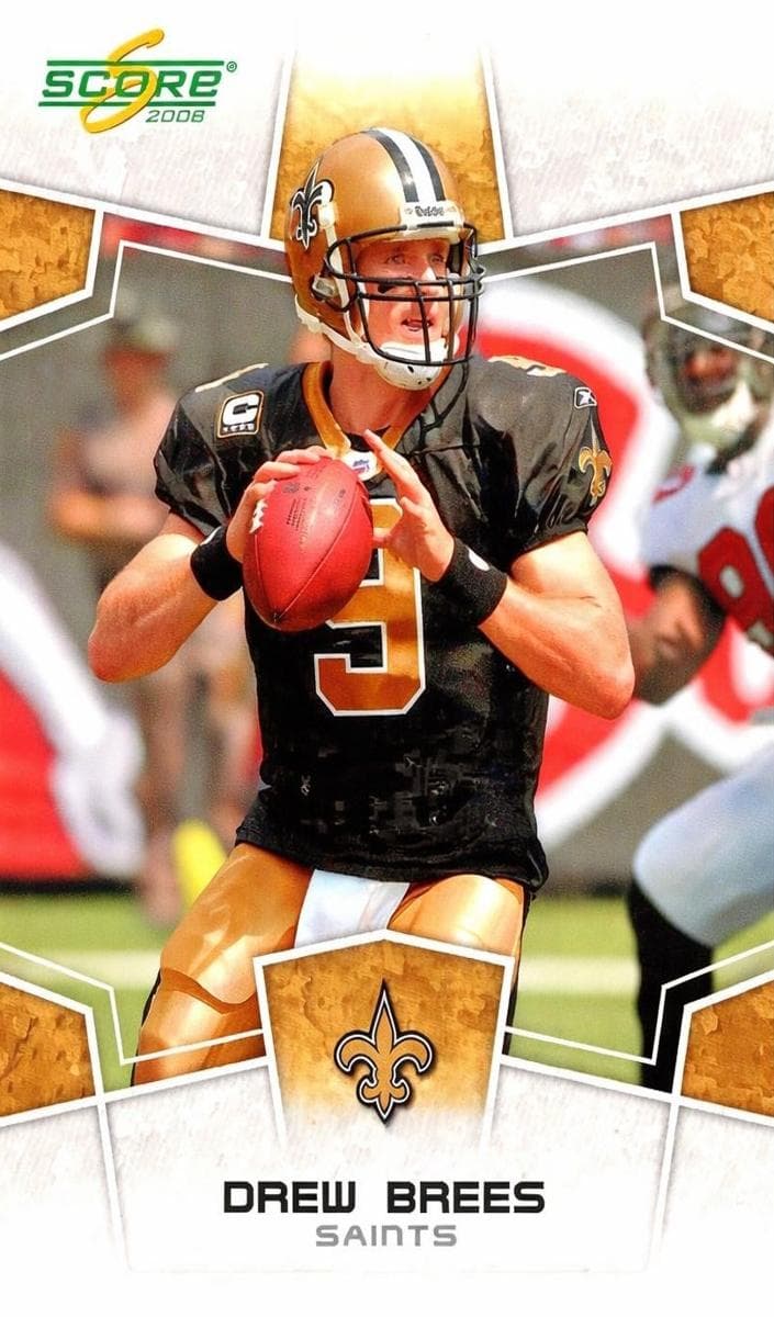 Drew Brees 2008 panini