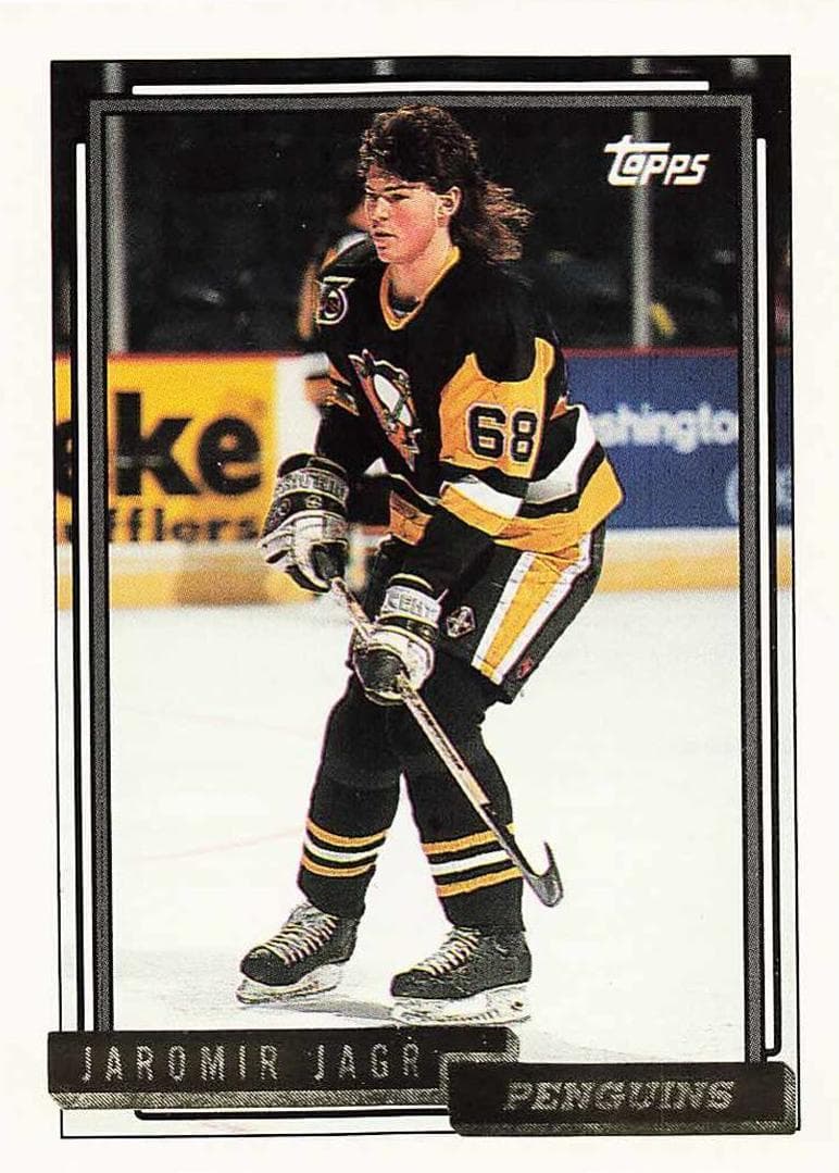 Jaromir Jagr 1992 topps Topps