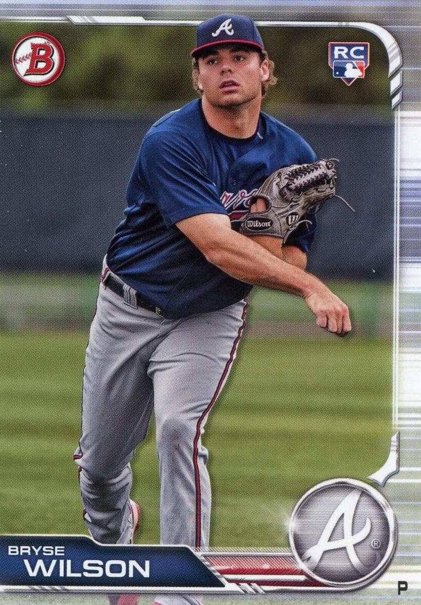 Bryse Wilson 2019 bowman Bowman