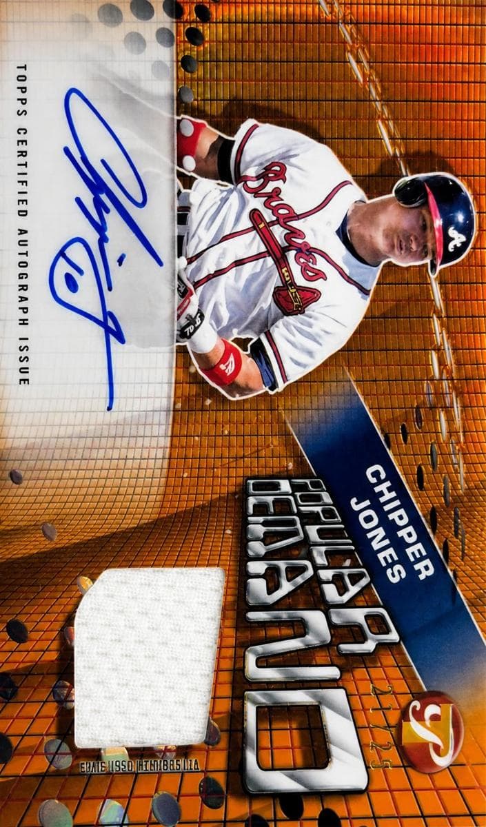 Chipper Jones 2025 topps Topps Pristine