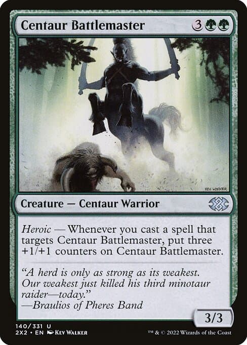 Centaur Battlemaster 2022 Magic: The Gathering Double Masters 2022