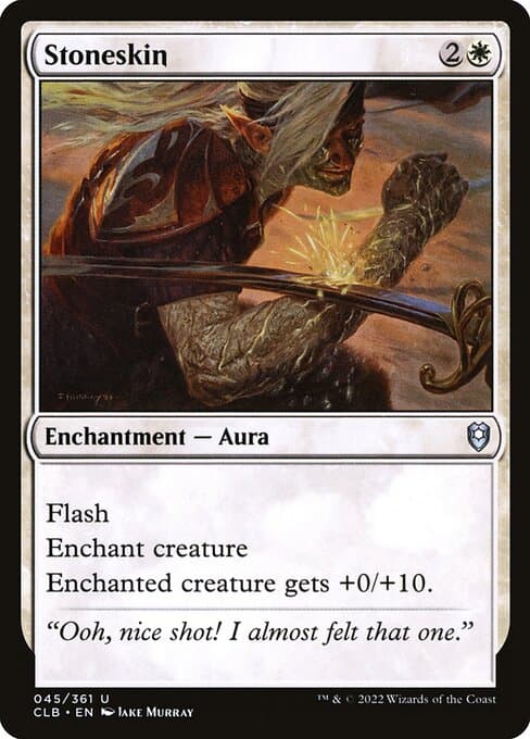 Stoneskin 2022 Magic: The Gathering Commander Legends: Battle for Baldur's Gate