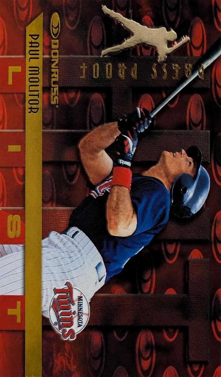 Paul Molitor 1997 panini Donruss