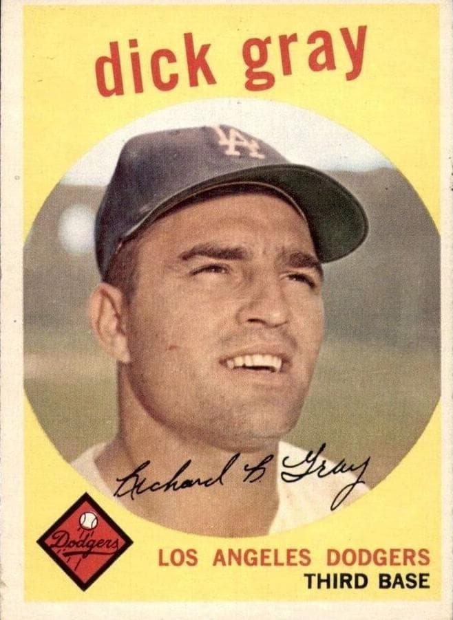 Dick Gray 1959 topps Topps