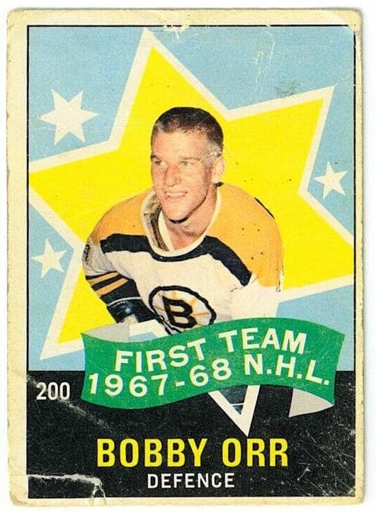 Bobby Orr 1968 topps O-Pee-Chee