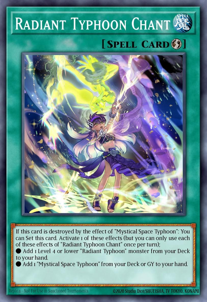 Radiant Typhoon Chant 2025 Yu-Gi-Oh! Doom of Dimensions