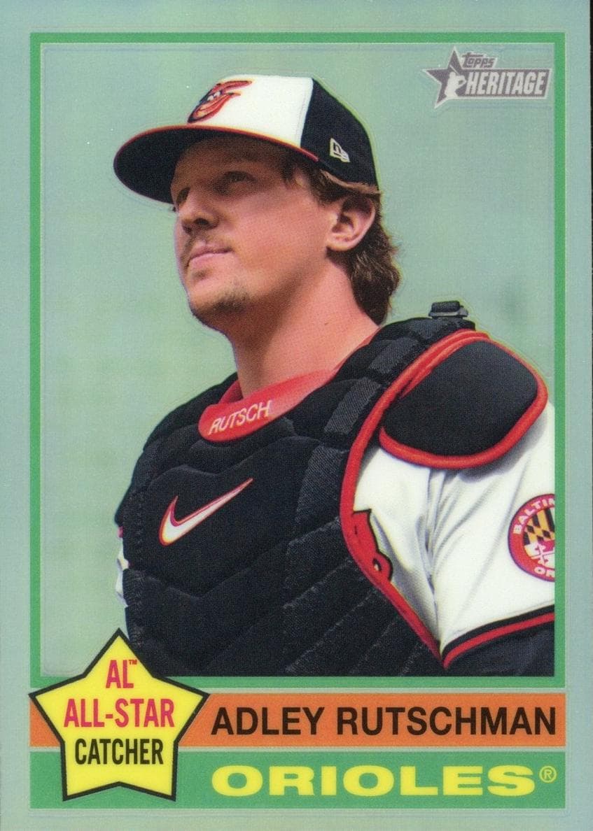 Adley Rutschman 2025 topps Topps Heritage