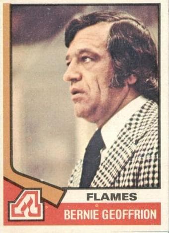 Bernie Geoffrion 1974 topps Topps