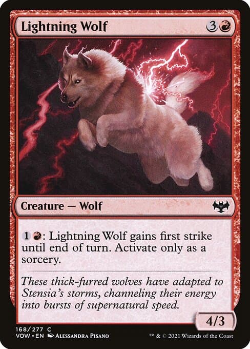 Lightning Wolf 2021 Magic: The Gathering