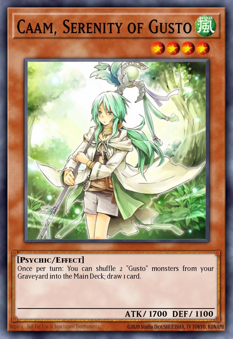 Caam, Serenity of Gusto 2011 Yu-Gi-Oh!