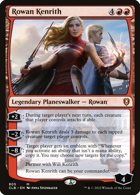 Rowan Kenrith 2022 Magic: The Gathering Commander Legends: Battle for Baldur's Gate