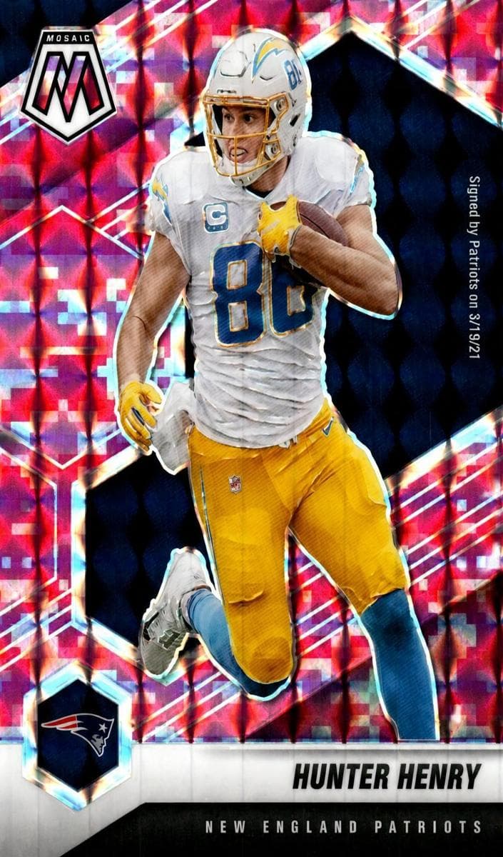 Hunter Henry 2021 panini Panini Mosaic