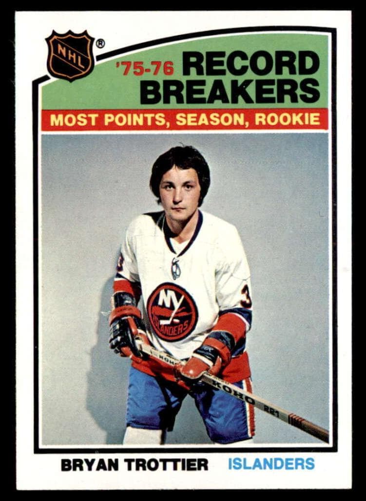 Bryan Trottier 1976 topps Topps