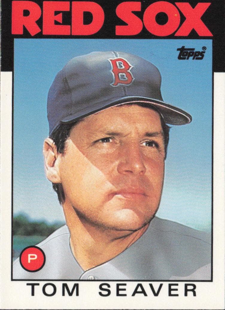 Tom Seaver 1986 topps Topps Traded