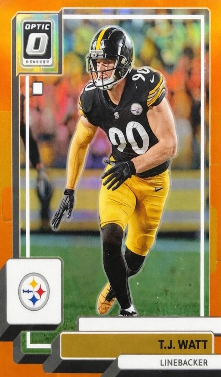 T.J. Watt 2022 panini Donruss Optic